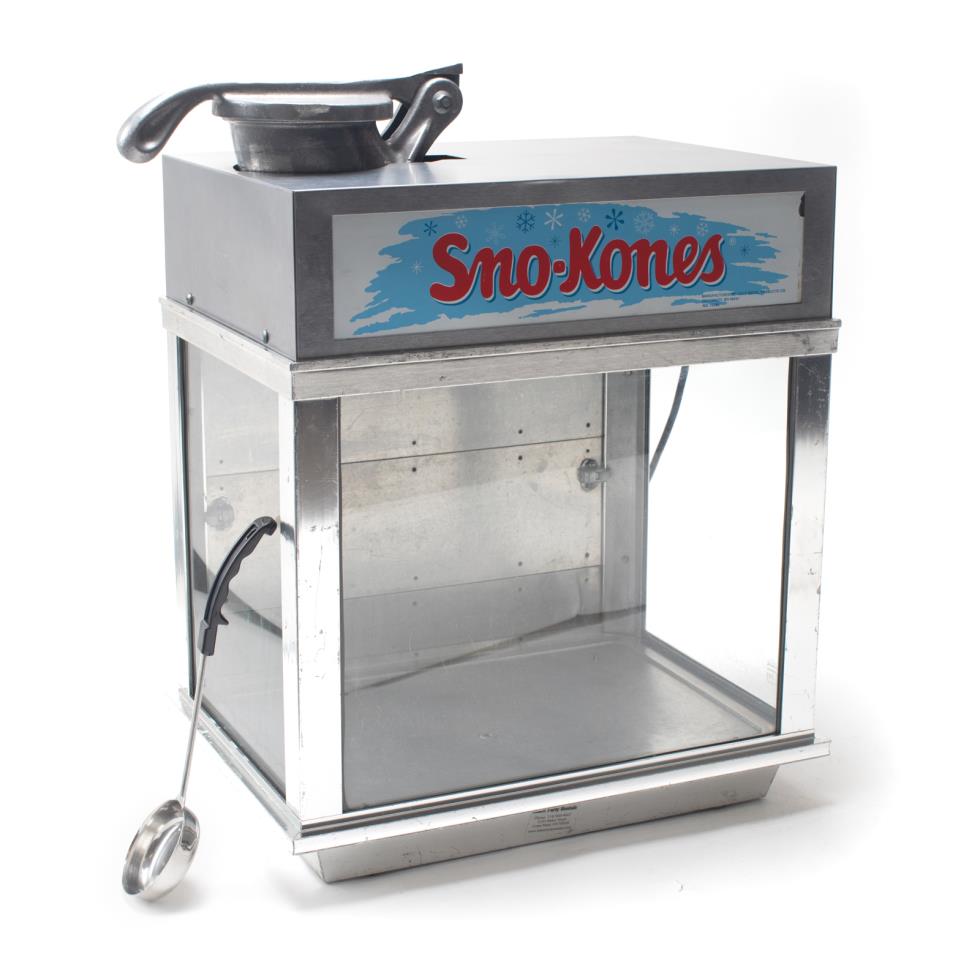 snow-cone-machine-with-drip-tray-scoop-ladle